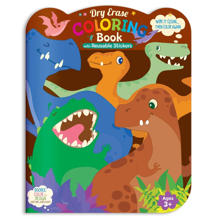 The Piggy Story Dry Erase Coloring Book with Reusable Stickers