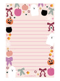 Callie Danielle halloween notepad