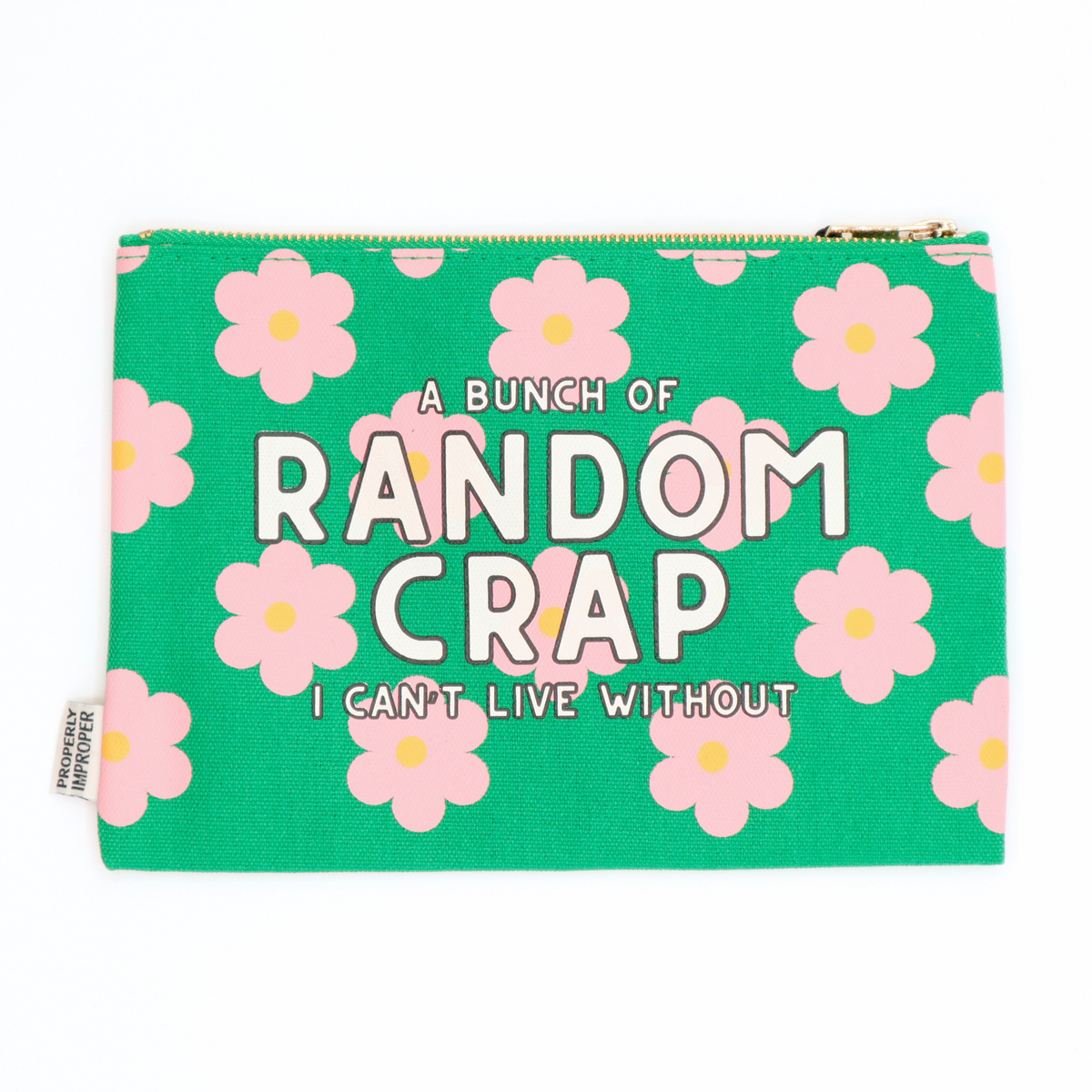 Properly Improper Canvas Pouches
