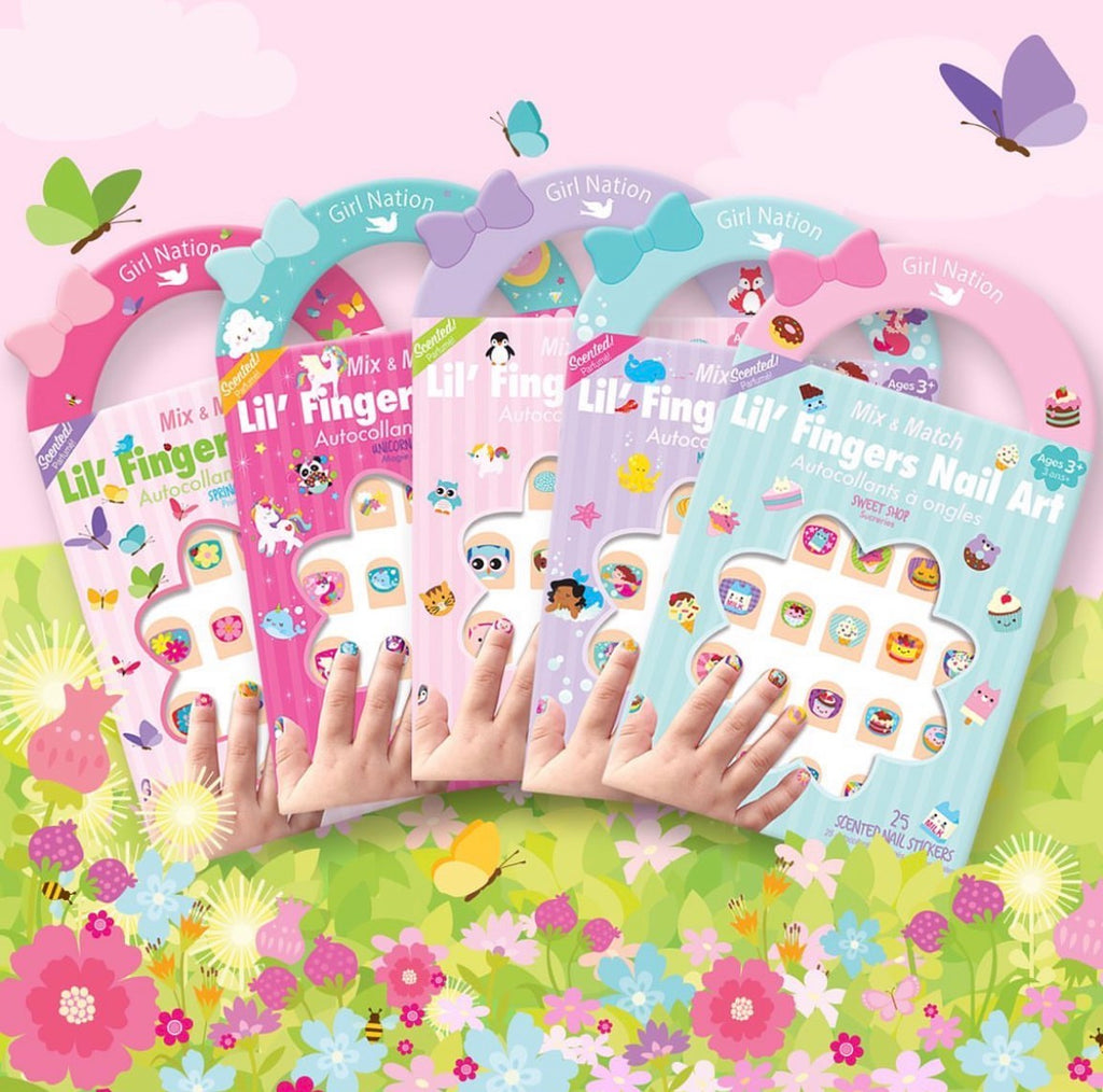 Girl Nation Lil' Fingers Nail Art