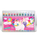The Piggy Story Razzle Dazzle Glitter Doodle Gel Crayons - Unicorn Magic