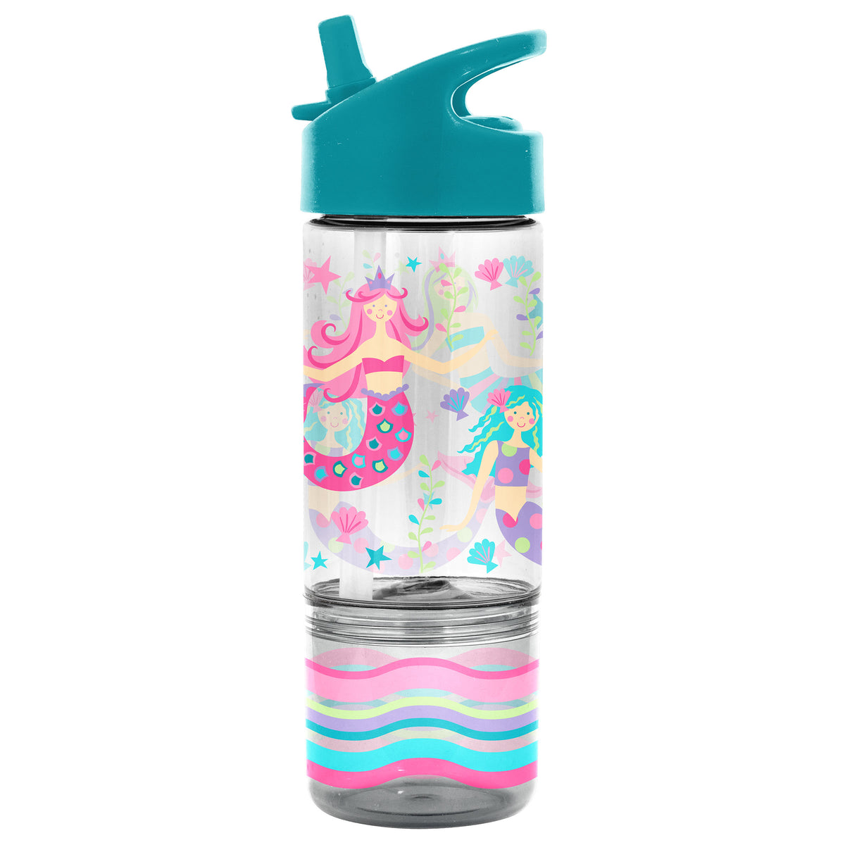 Stephen Joseph Sip & Snack Bottle - Mermaid