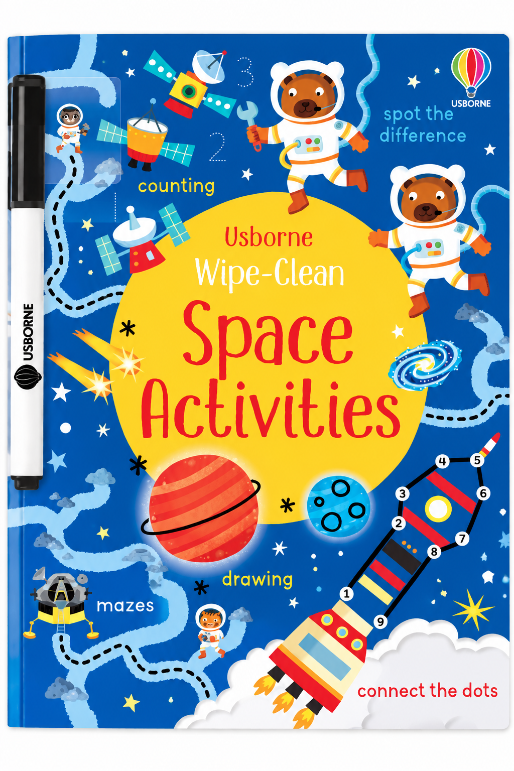 Wipe-Clean Space Activities