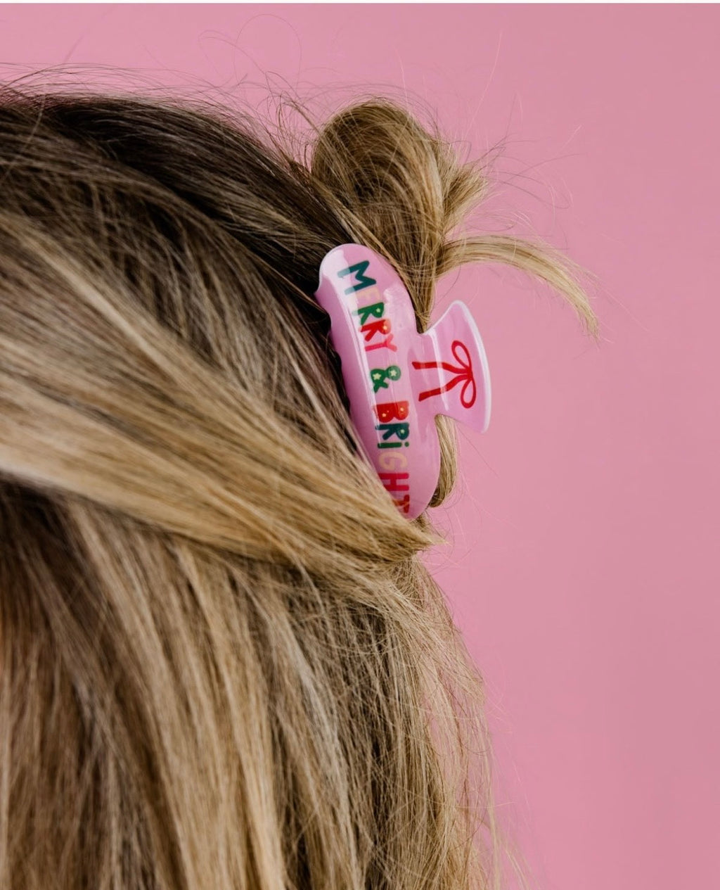 Callie Danielle Merry & Bright Bow Christmas Claw Hair Clip