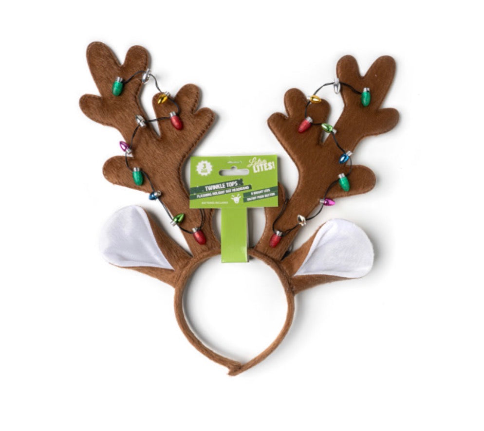 Lotsa LITES! Twinkle Tops Flashing Holiday Hat Headband