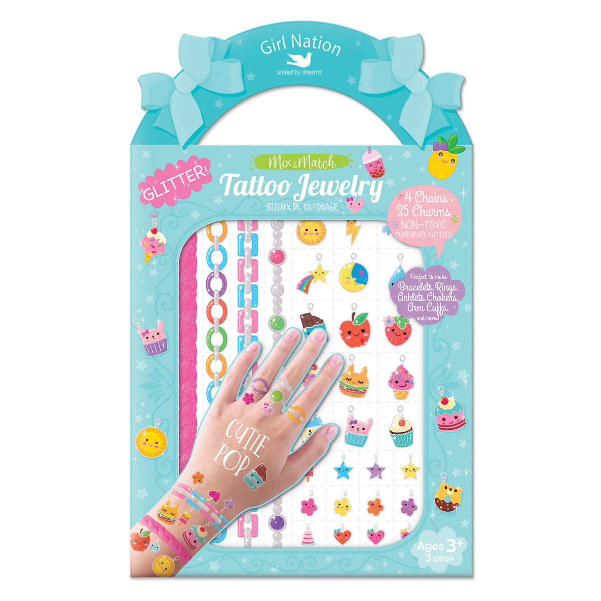 Girl Nation Tattoo Jewelry