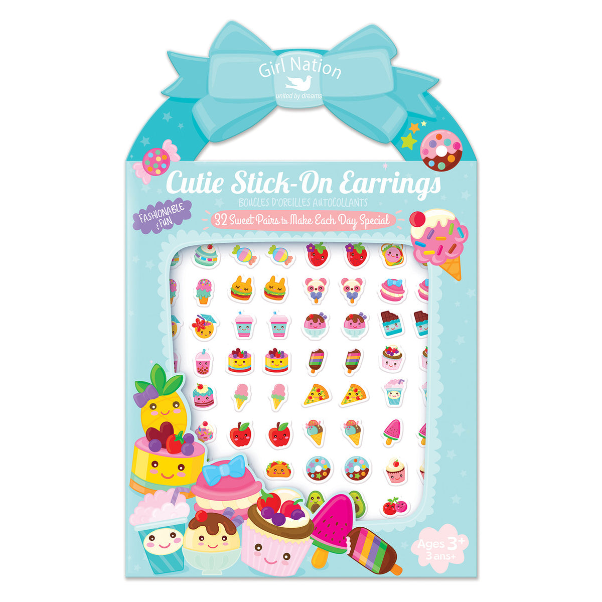 Girl Nation Cutie Stick-On Earrings - Sweets & Treats