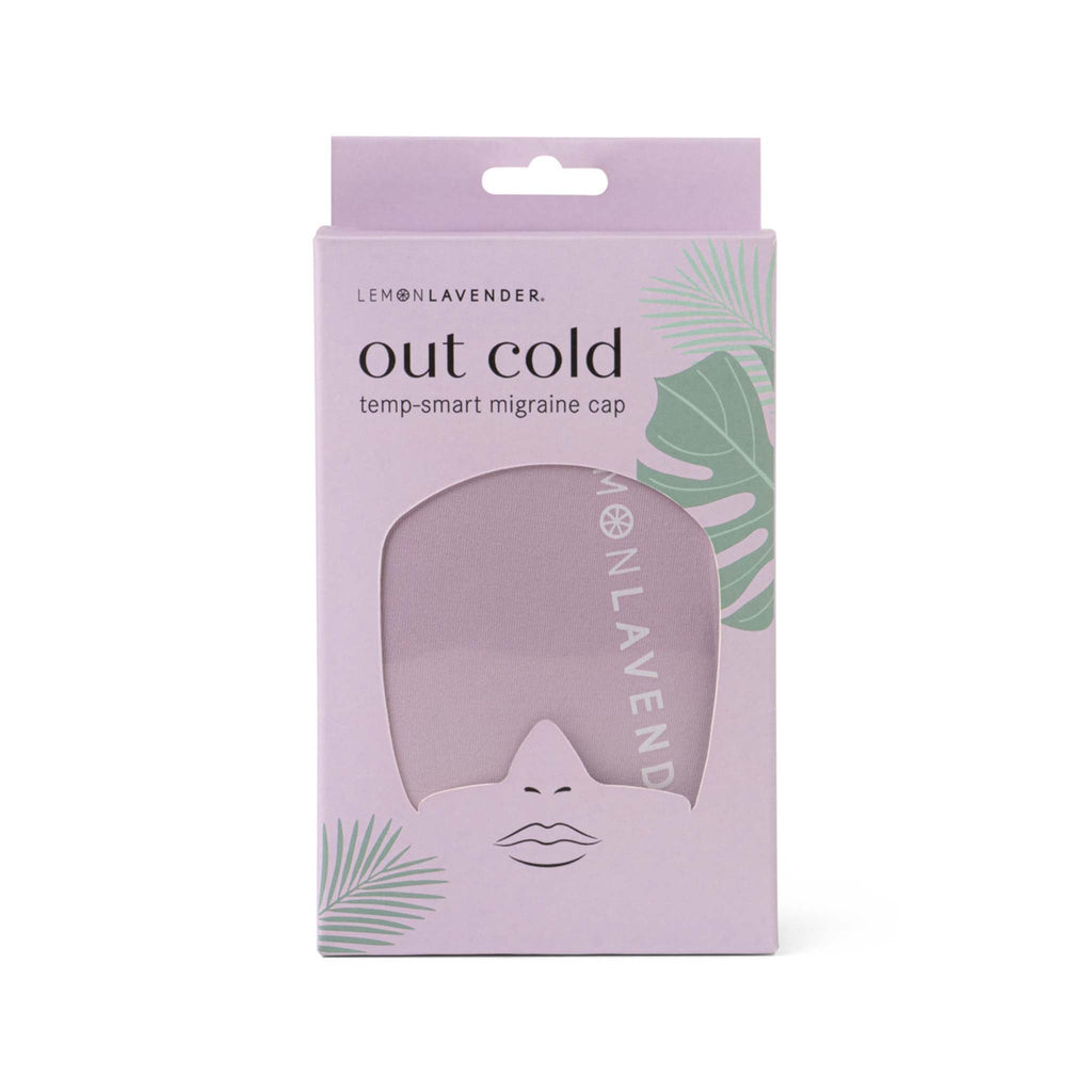 Lemon Lavender Out Cold Temp-Smart Migraine Cap - Grey