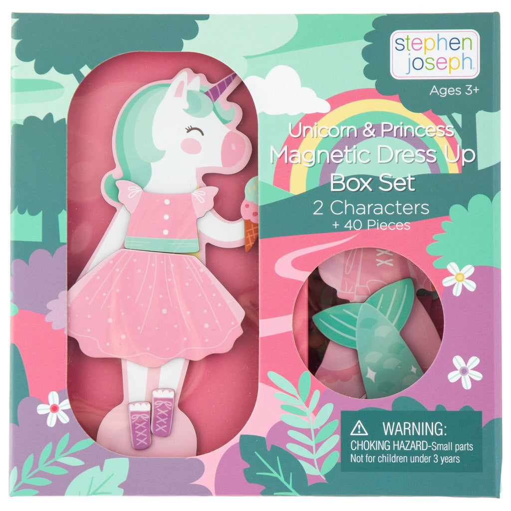 Stephen Joseph Magnetic Dress-Up Box Set - Unicorn & Princess