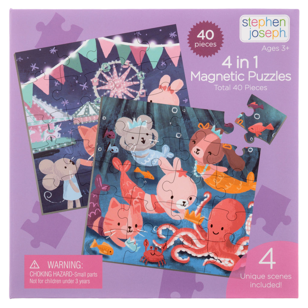 Stephen Joseph 4-in-1 Magnetic Puzzle - Fairytale