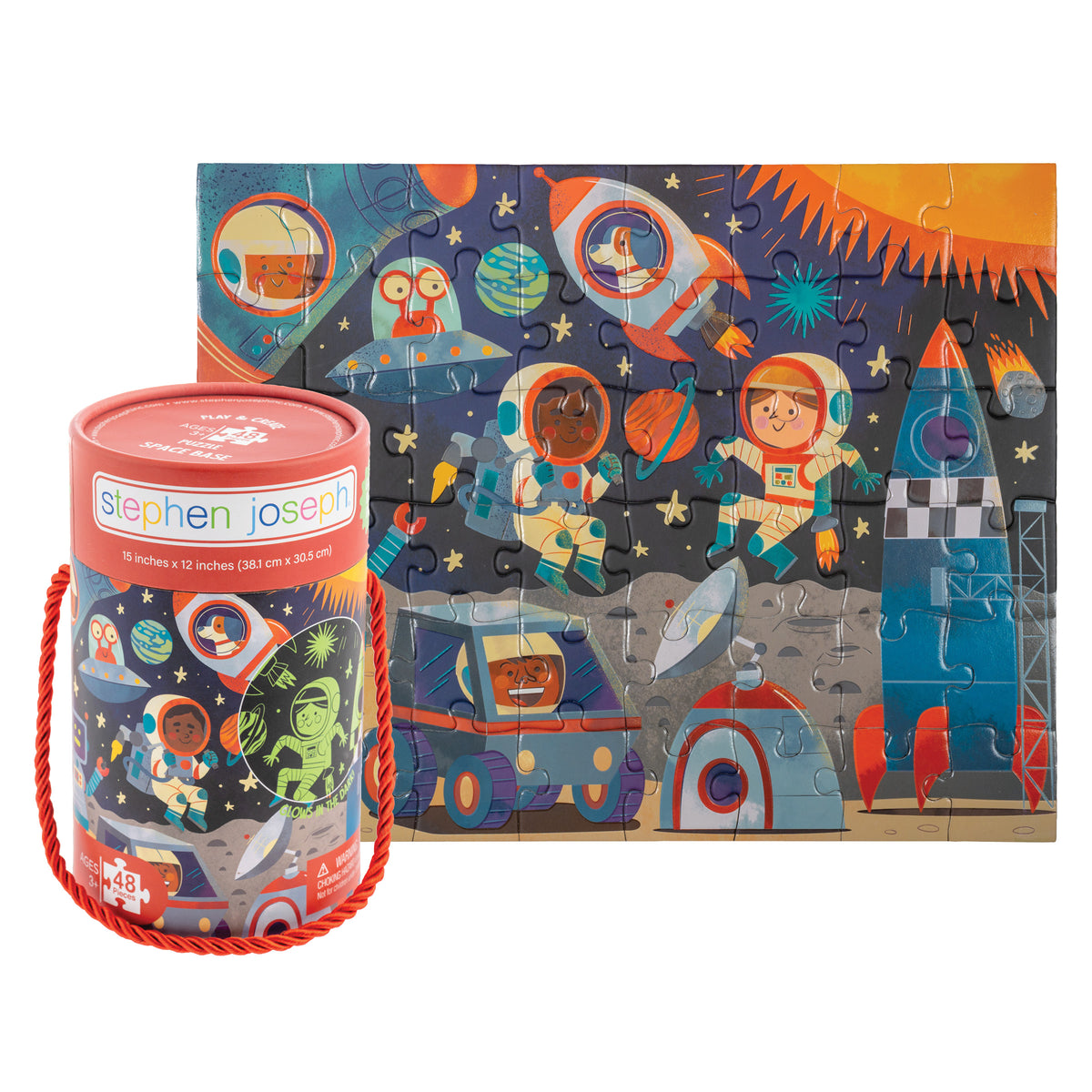 Stephen Joseph Glow in the Dark Puzzle - Space