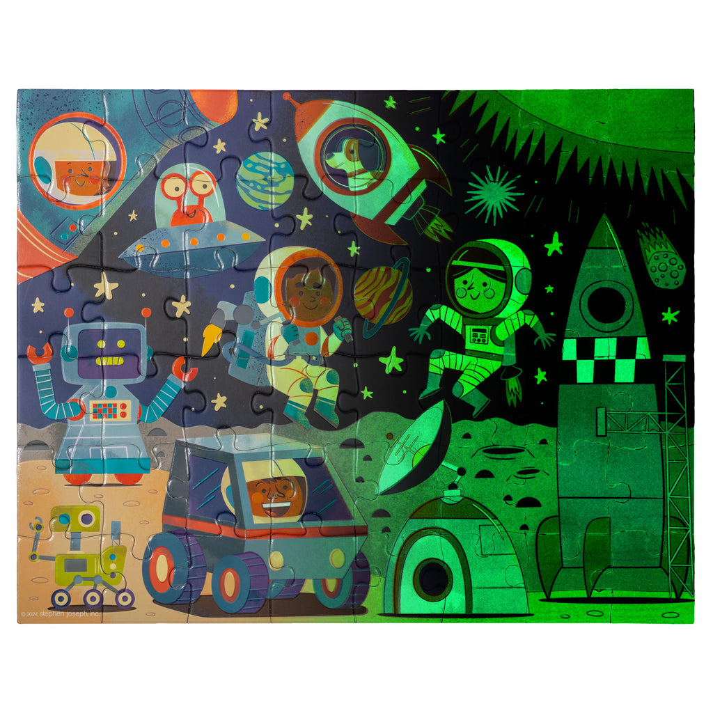 Stephen Joseph Glow in the Dark Puzzle - Space
