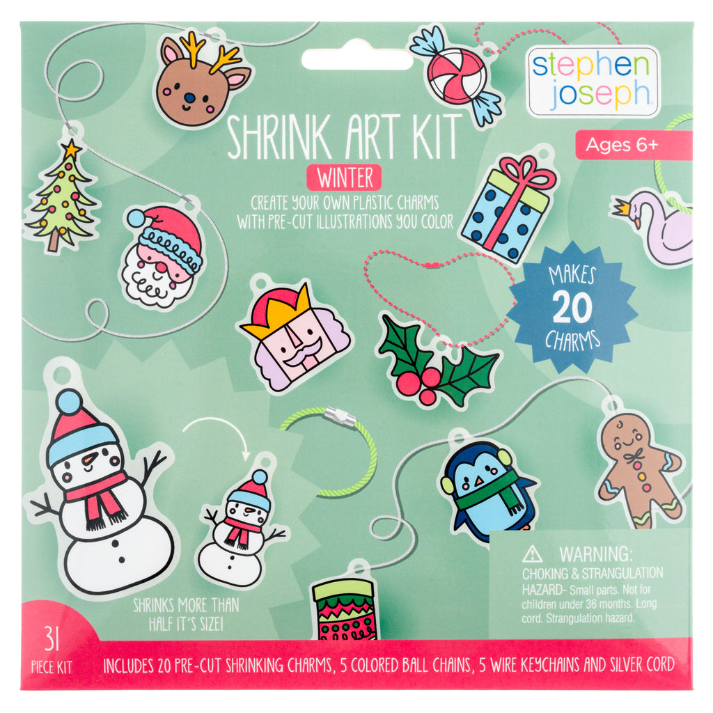 Stephen Joseph Shrink Art Kit - Winter Wonderland