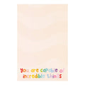 Callie Danielle 4x6 Notepad - Incredible Things
