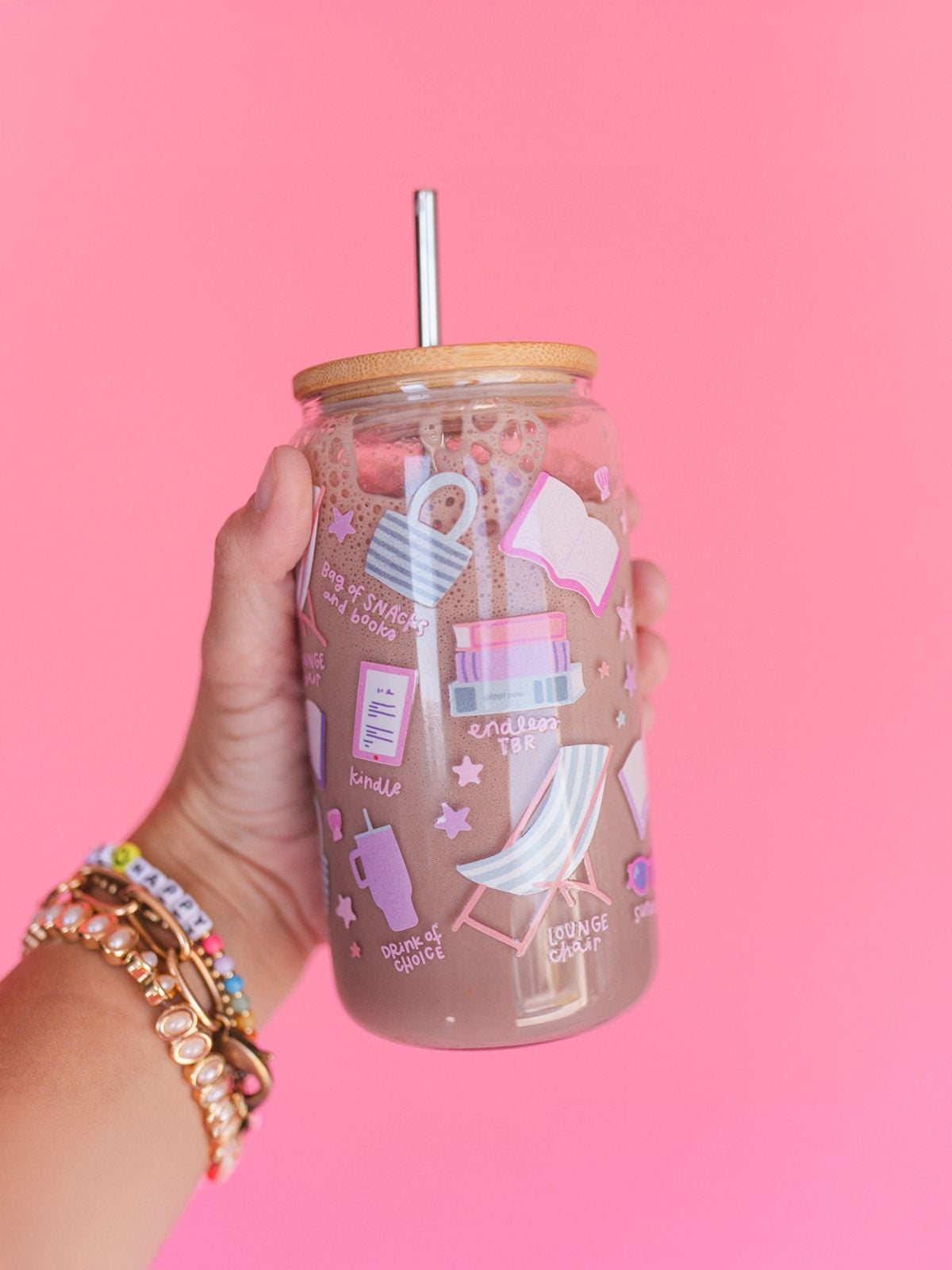 Pippi Post Bookish Summer Glass Can
