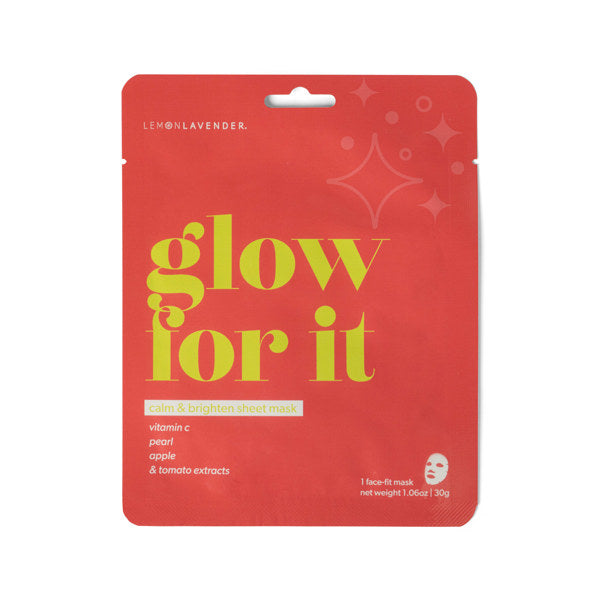 Lemon Lavender Glow For It – Calm & Brighten Sheet Mask